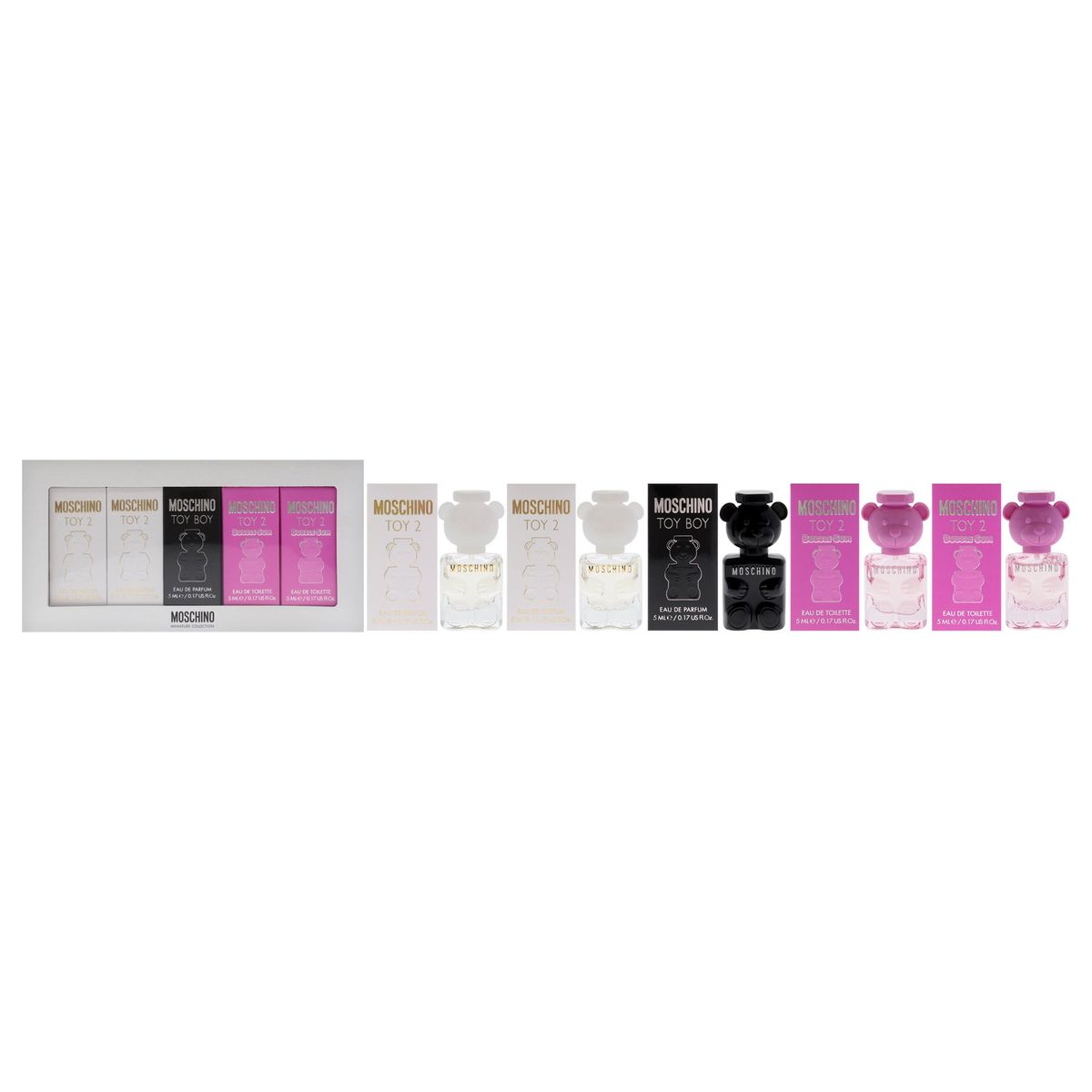 MOSCHINO - Moschino Miniature Collection Set 5 Mini Fragancias Moschino