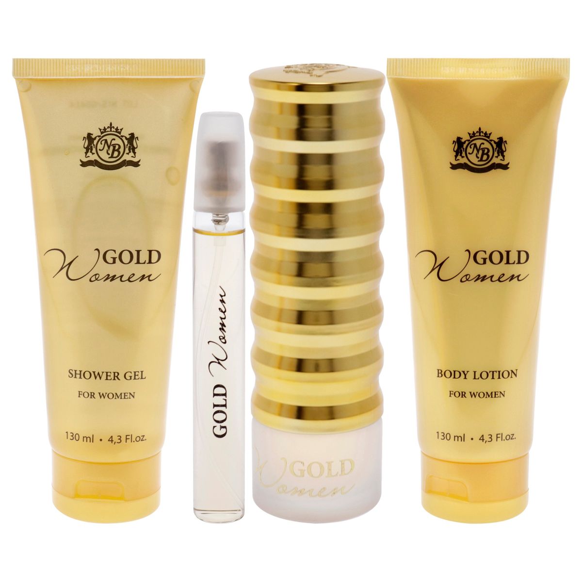 NEW BRAND - Gold Set de 4 Fragancias New Brand