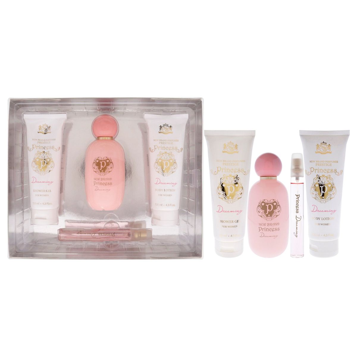 NEW BRAND - Prestige Princess Dreaming Set de 4 Fragancias New Brand