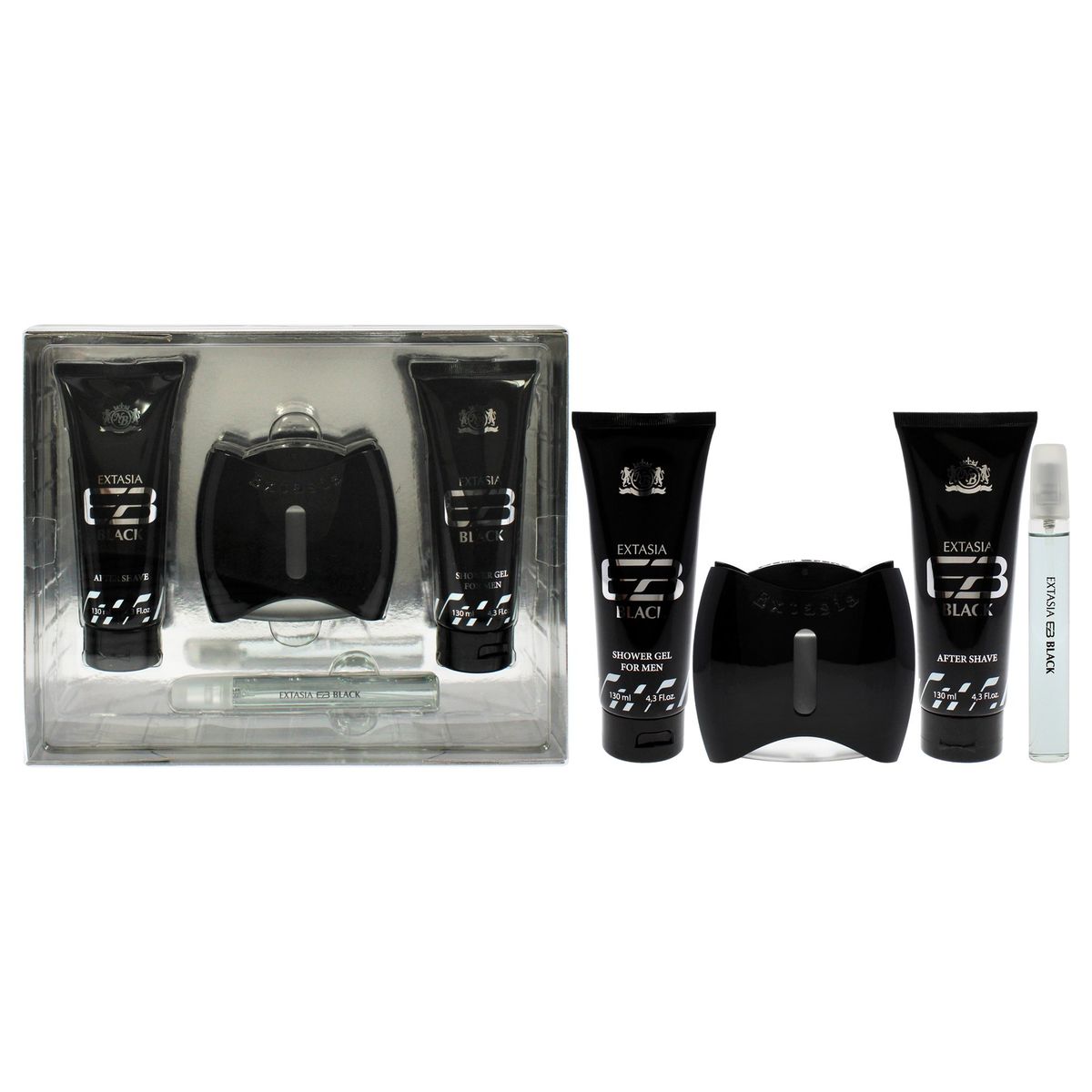 NEW BRAND - Prestige Extasia Black Set de 4 Fragancias New Brand