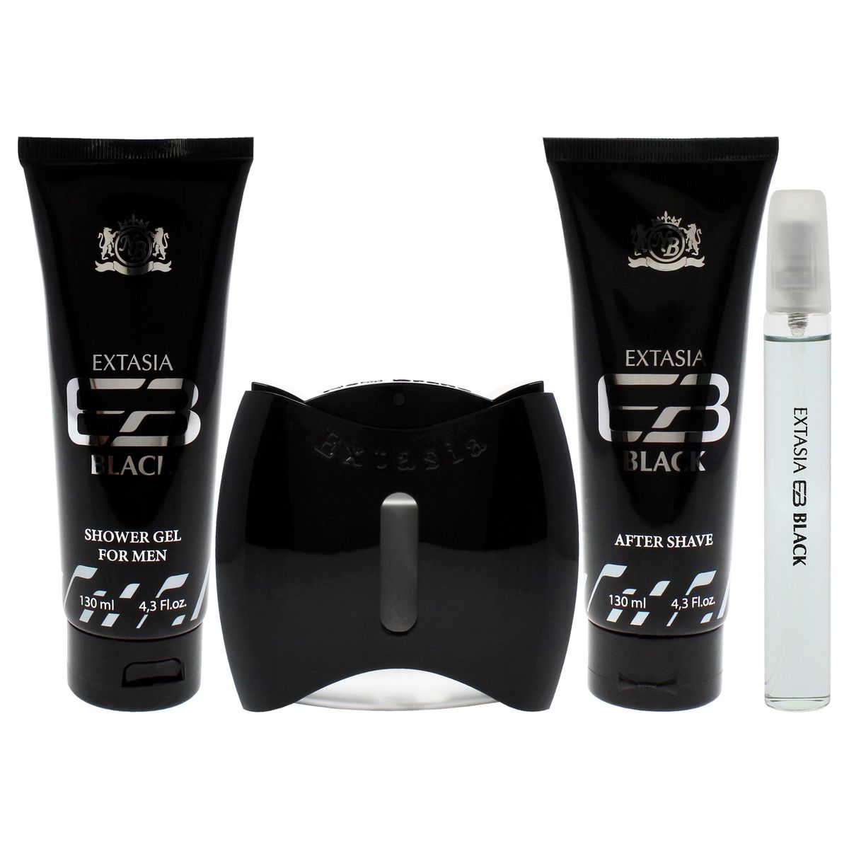 NEW BRAND - Prestige Extasia Black Set de 4 Fragancias New Brand