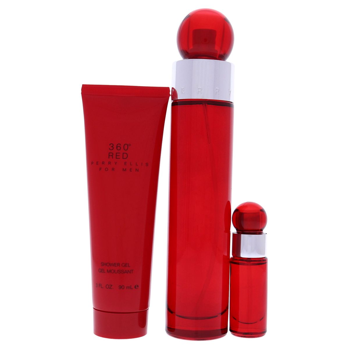 PERRY ELLIS - 360 Red Set de 3 Fragancias EDT100+EDTMini100 Perry Ellis