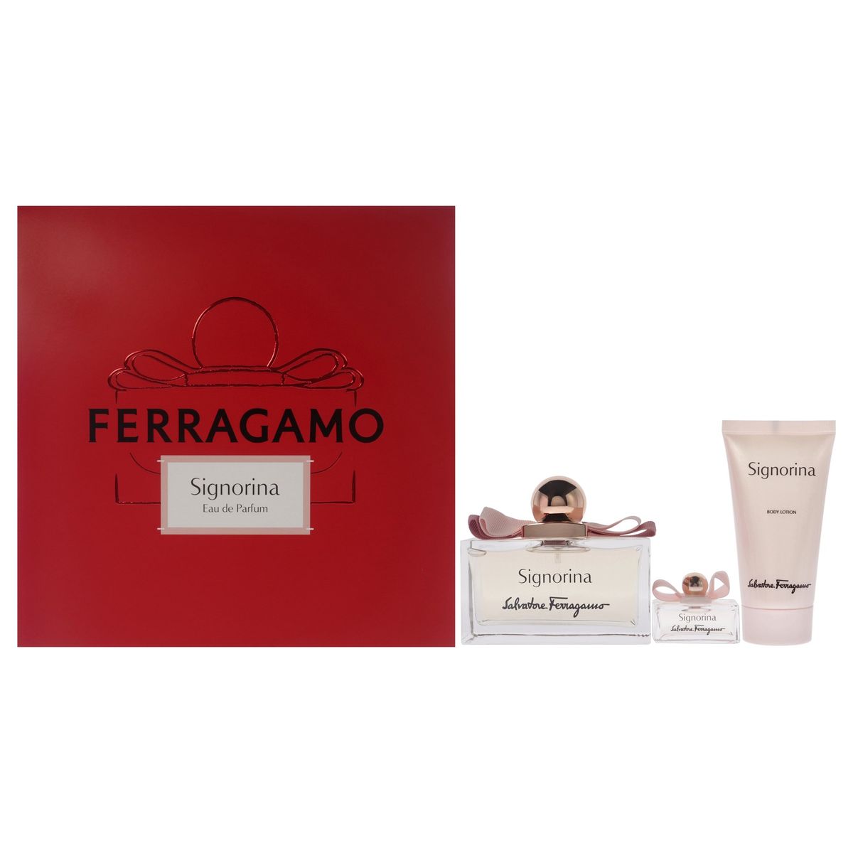SALVATORE FERRAGAMO - Signorina Set 3 Fragancias EDP100+EDP5 Salvatore Ferragamo