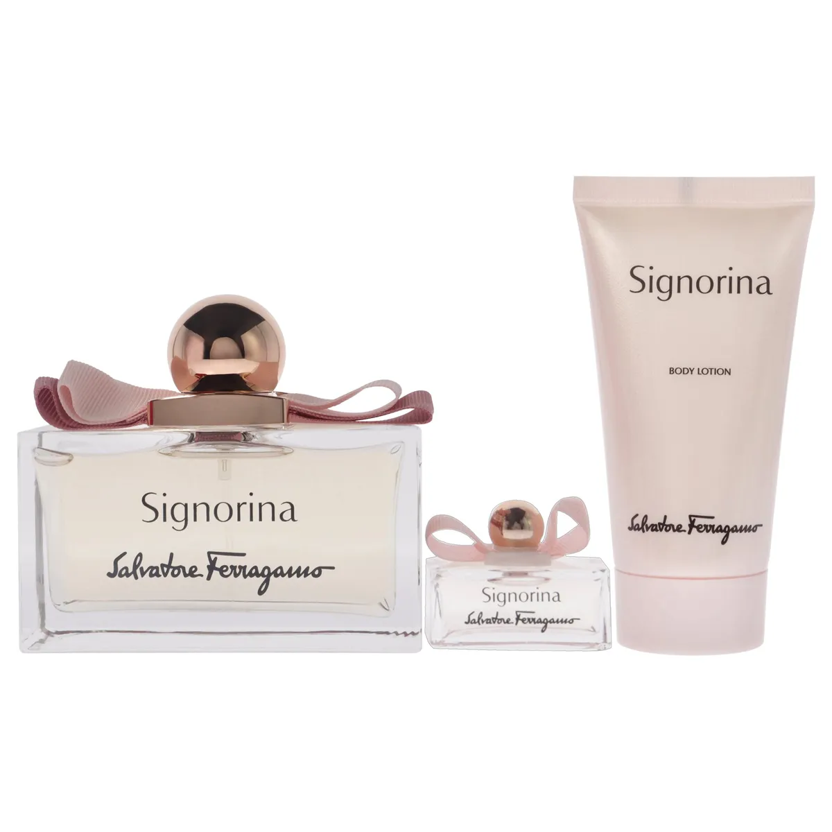 SALVATORE FERRAGAMO - Signorina Set 3 Fragancias EDP100+EDP5 Salvatore Ferragamo
