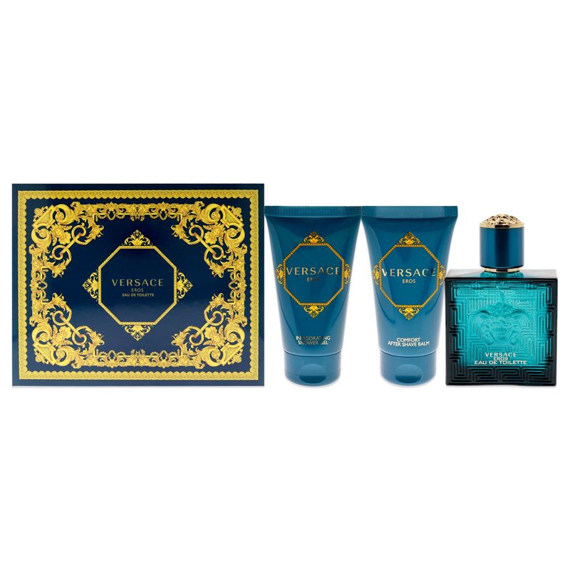 VERSACE - Versace Eros Set de 3 Fragancias 50EDT Versace