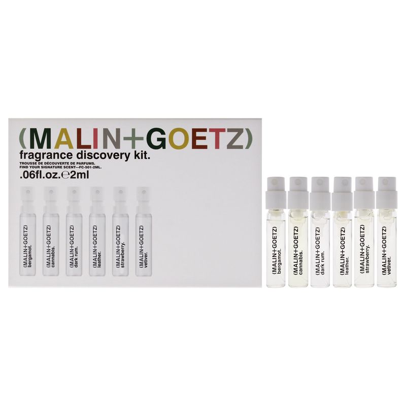 MALIN + GOETZ - Set de 6 Mini Fragrancias 1.8ml c/u Discovery Malin + Goetz