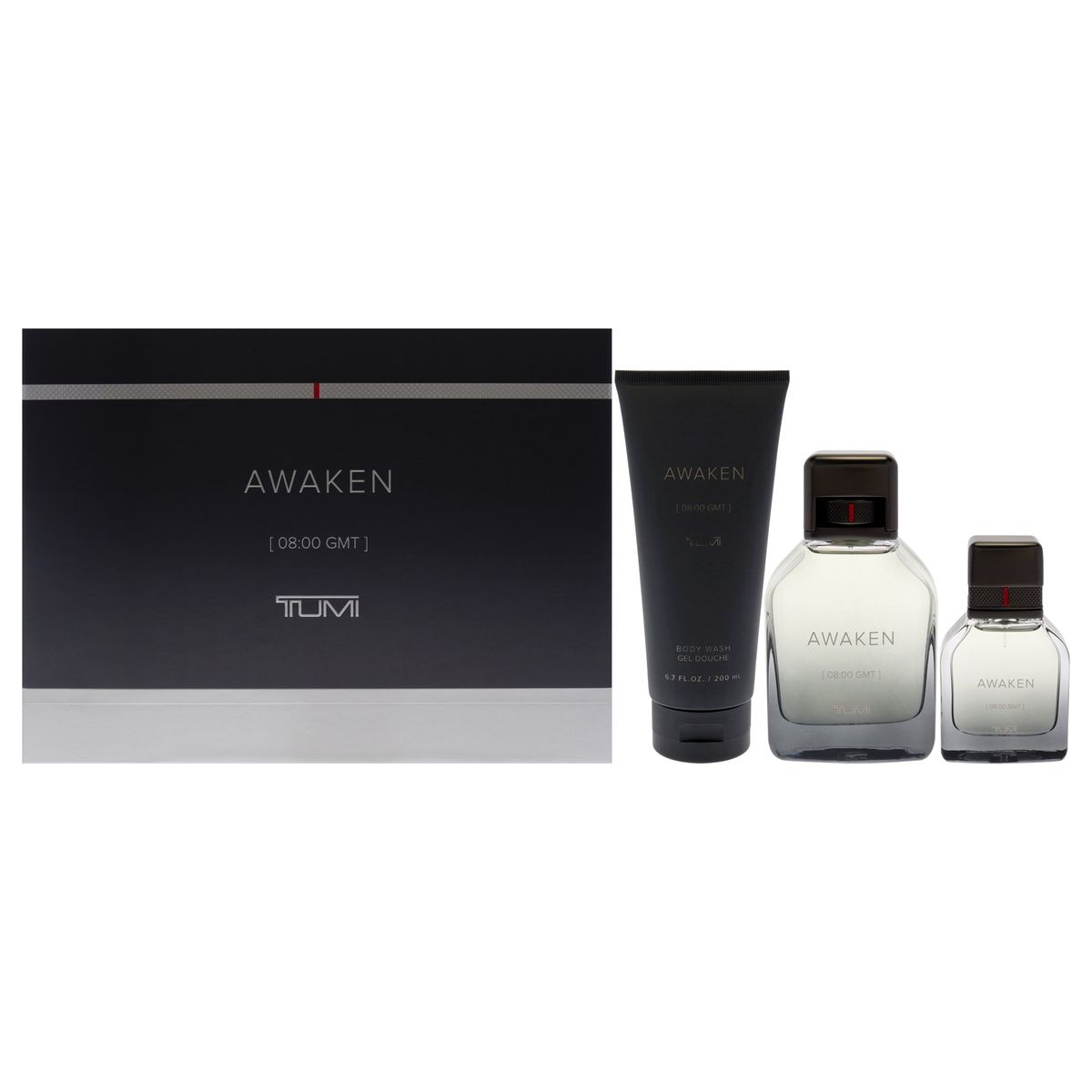 TUMI - Perfume Tumi Awaken Hombre Set 3 Piezas 100 ml + 30 ml EDP Spray + 200 ml Body Wash