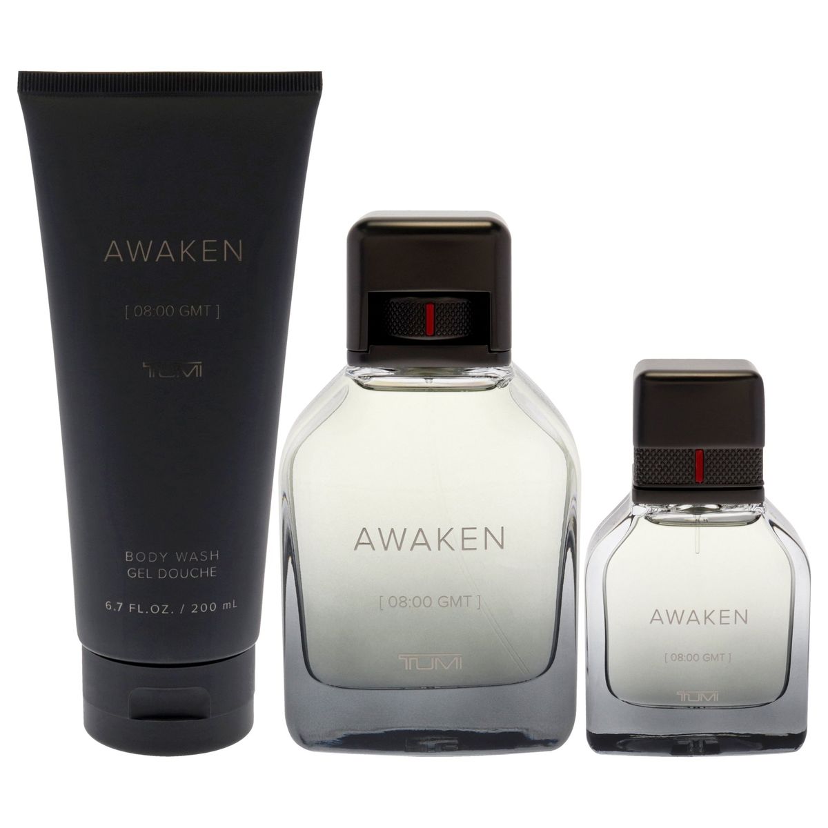 TUMI - Perfume Tumi Awaken Hombre Set 3 Piezas 100 ml + 30 ml EDP Spray + 200 ml Body Wash