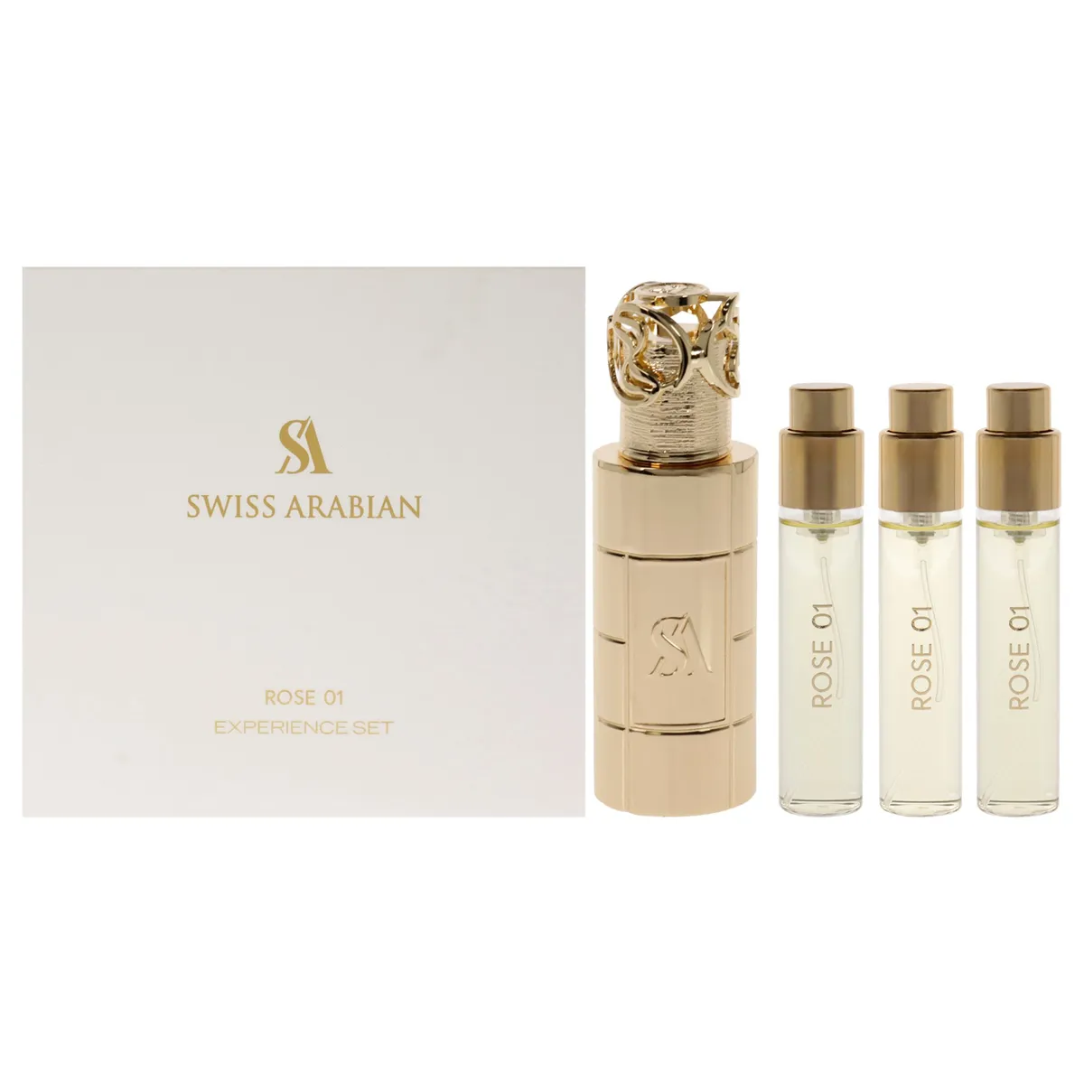SWISS ARABIAN - Set De 4 Mini Perfume Hombre Rose 01 Edp 10 Ml Swiss Arabian