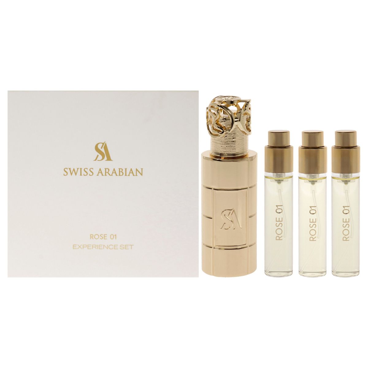 SWISS ARABIAN - Set De 4 Mini Perfume Hombre Rose 01 Edp 10 Ml Swiss Arabian