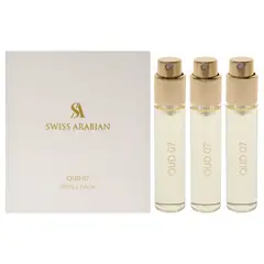 SWISS ARABIAN - Perfume Hombre Oud 07 Set De 3 Fragancias Mini Edp 30 Ml