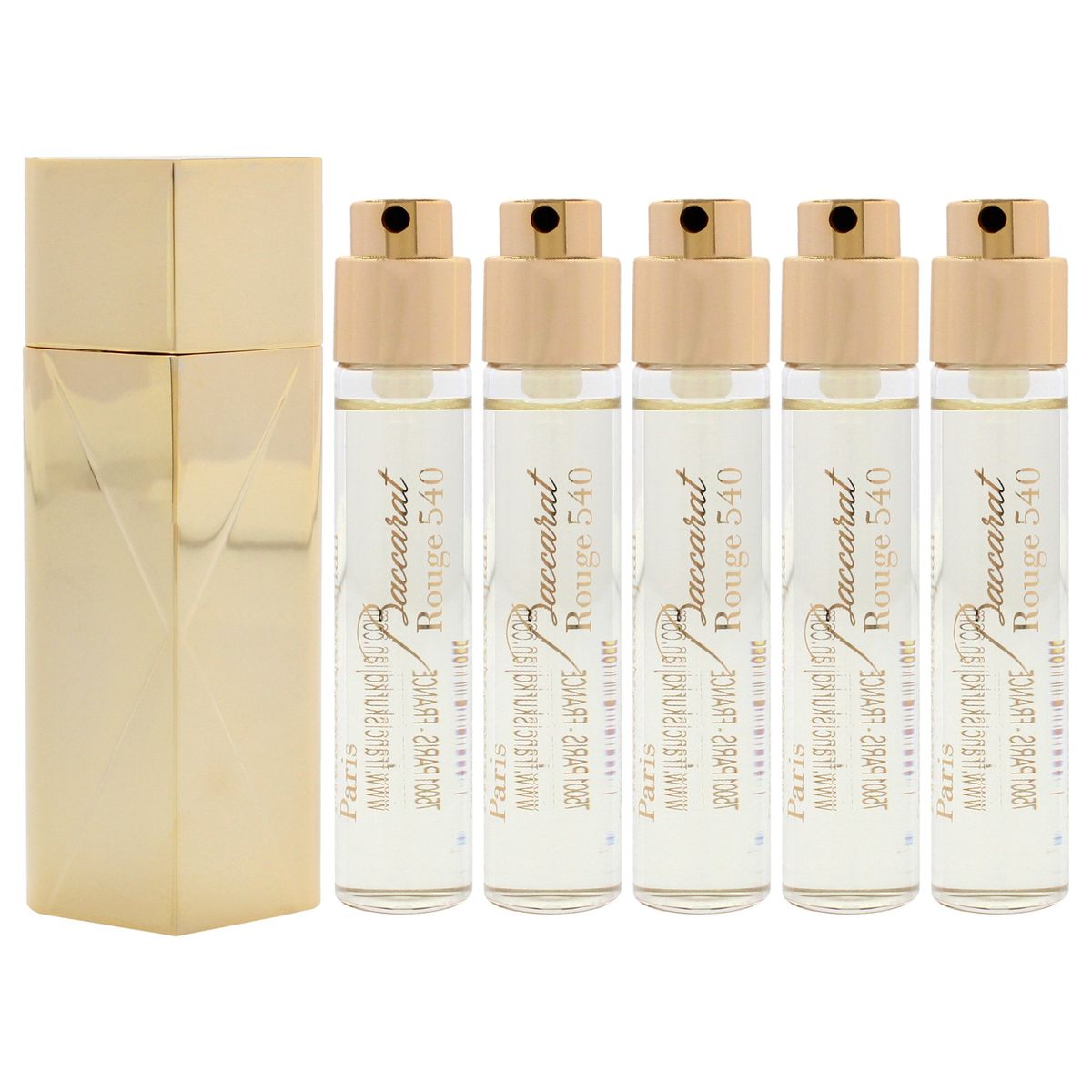 MAISON FRANCIS KURKDJIAN - Baccarat Rouge 540 Travel Set 5EDP11ml c/u+ESTUCHE Maison Francis Kurkdjian