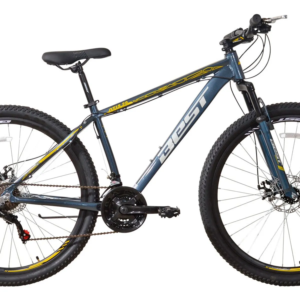 BEST - Bicicleta Best Otis Mtb Aro 29 Aluminio Talla 17 Gris