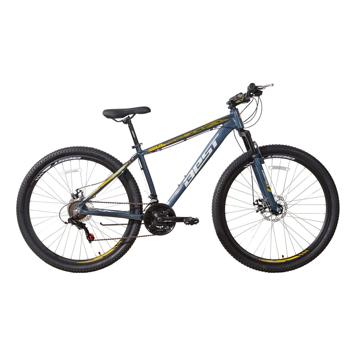 BEST - Bicicleta Best Otis Mtb Aro 29 Aluminio Talla 17 Gris