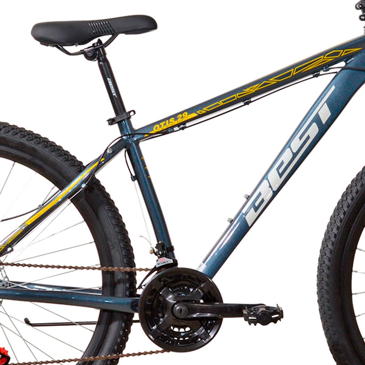 BEST - Bicicleta Best Otis Mtb Aro 29 Aluminio Talla 17 Gris