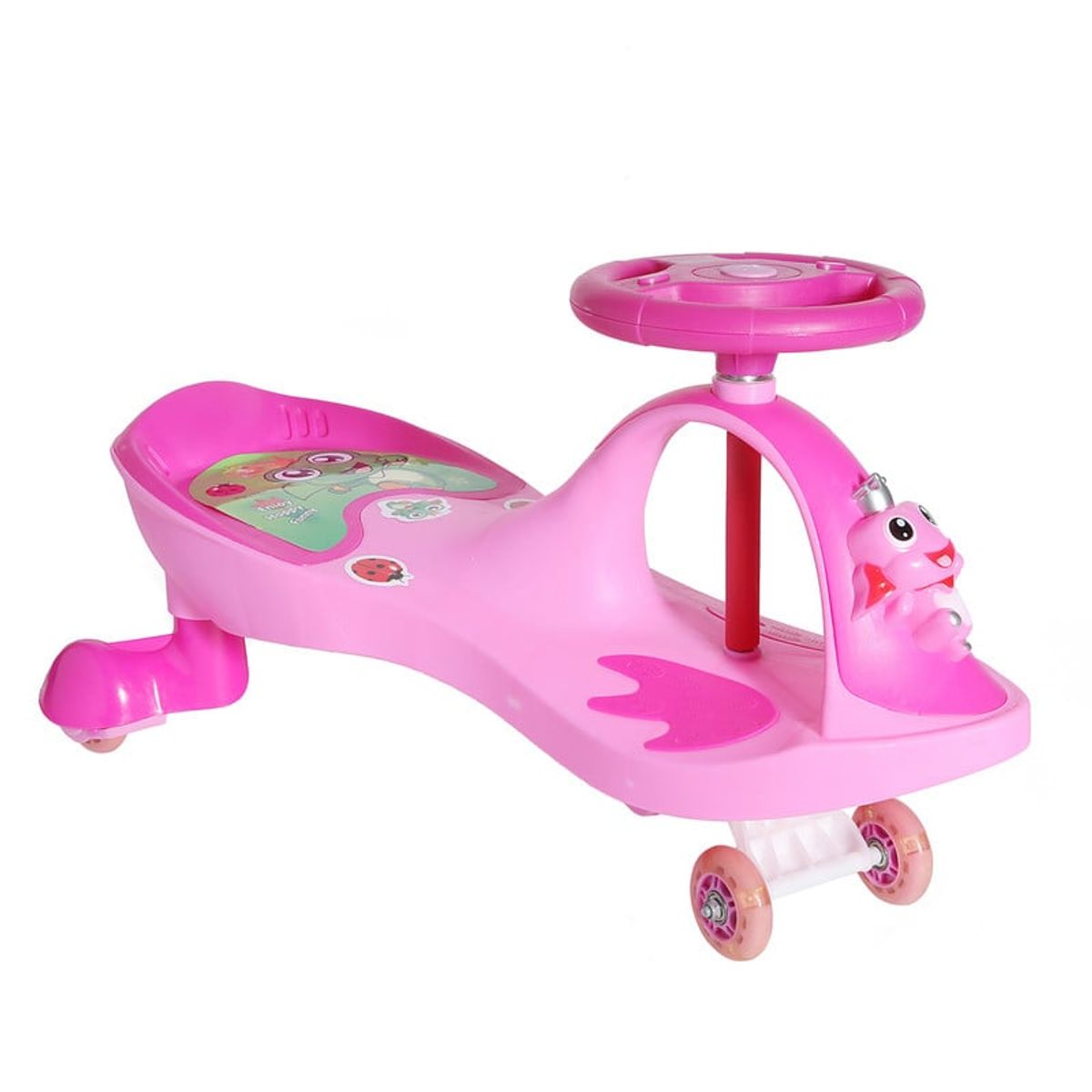 ARTHOME - SWING CAR RANA INFANTIL ROSADO ARTHOME