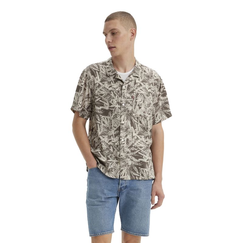 LEVIS - Camisa Hombre The Sunset Camp Shirt Café Levis