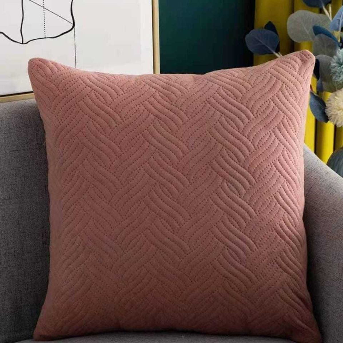 GENERICO - PACK DE 2 FUNDAS PLUHS 45x45cm