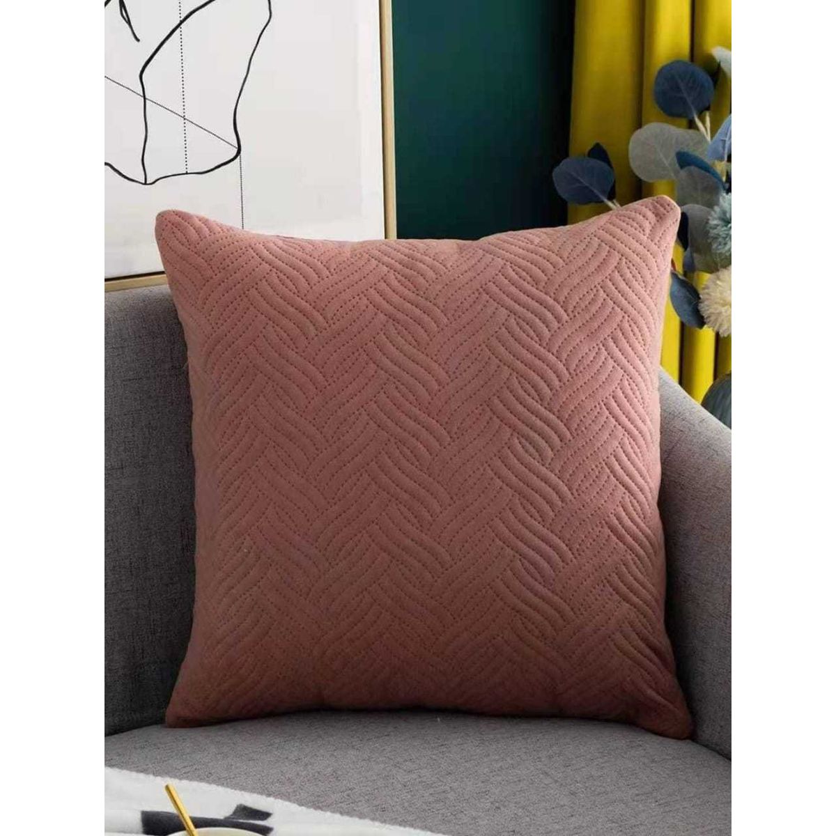 GENERICO - PACK DE 2 FUNDAS PLUHS 45x45cm