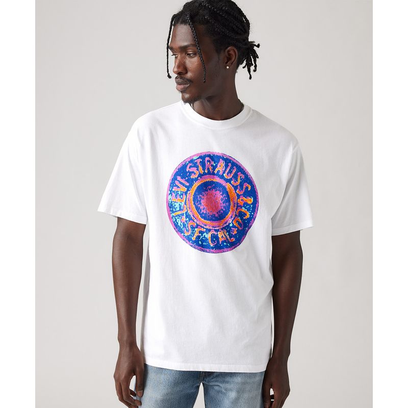 LEVIS - Polera Hombre Vintage Graphic Tee Blanco Levis