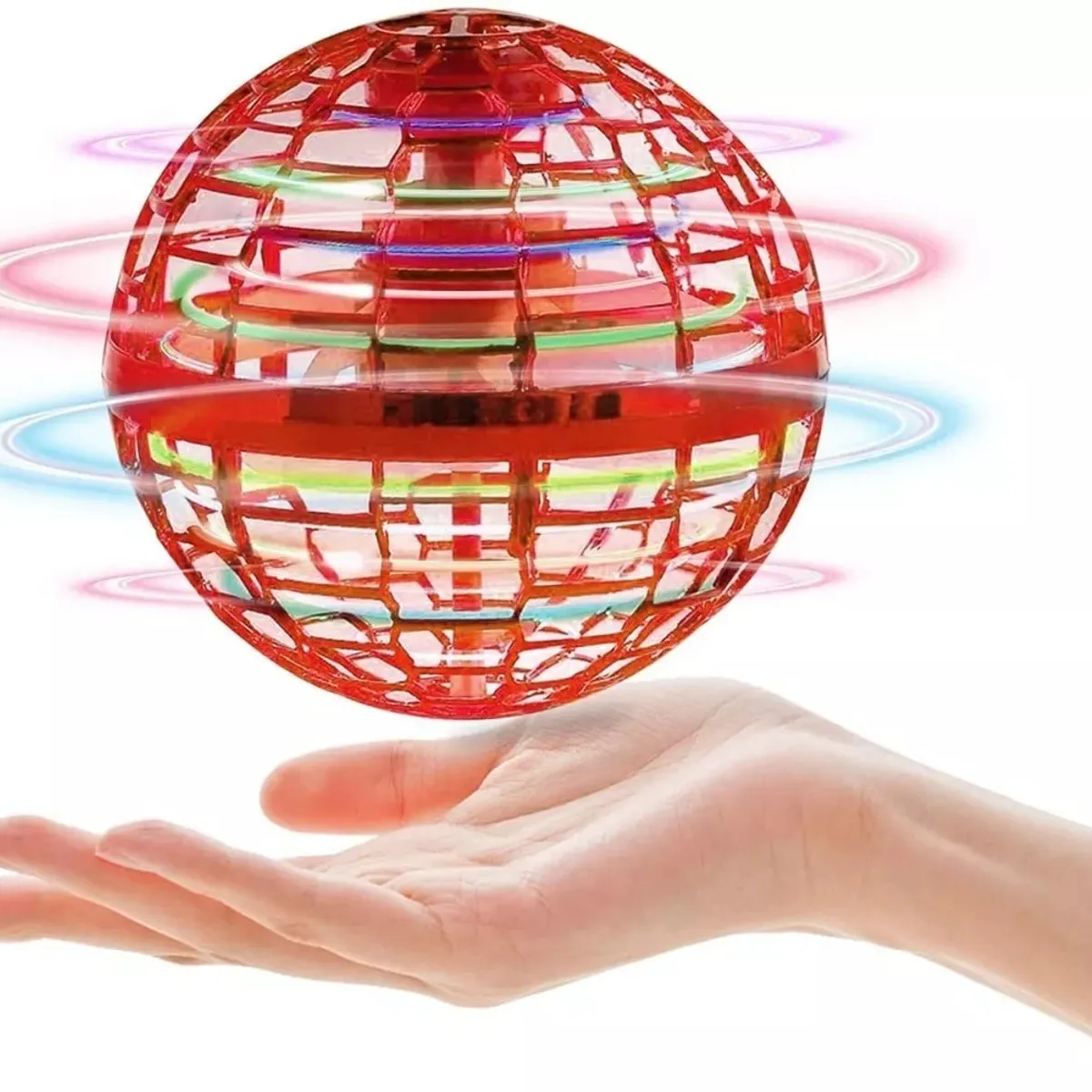 GENERICO - Pelota Voladora Esfera Luz Led Mini Dron Efecto Boomerang