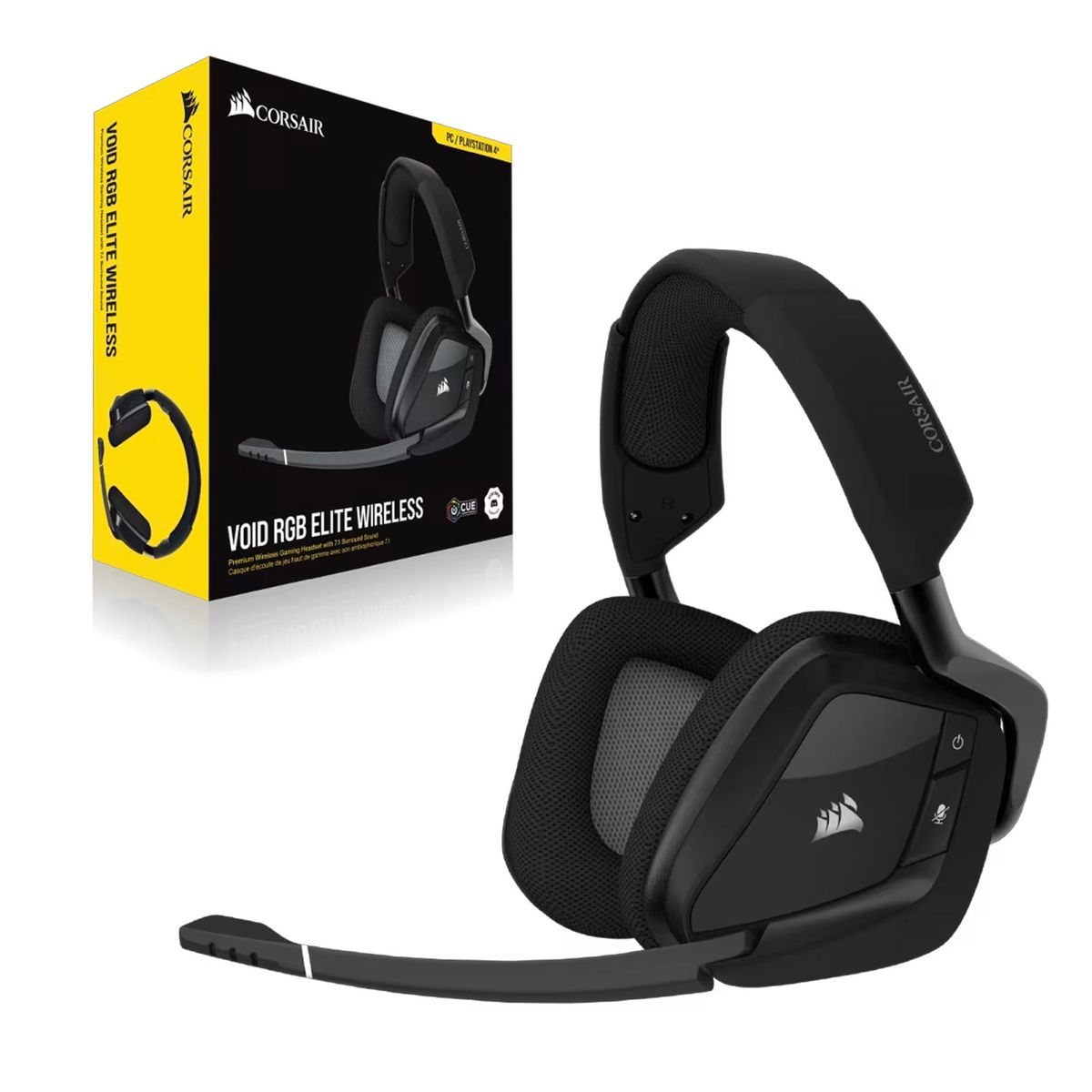 CORSAIR - Audífonos Gamer Corsair Void Rgb Elite 7.1 Inalámbricos