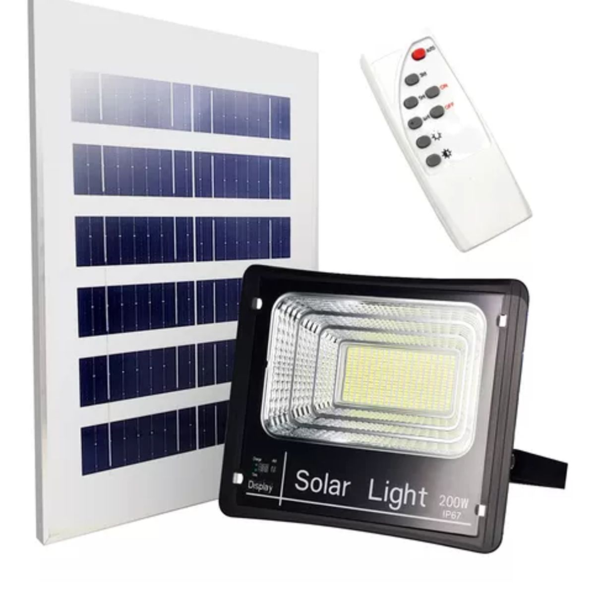 GENERICO - Foco Reflector Solar Interior Y Exterior 200wp8-200