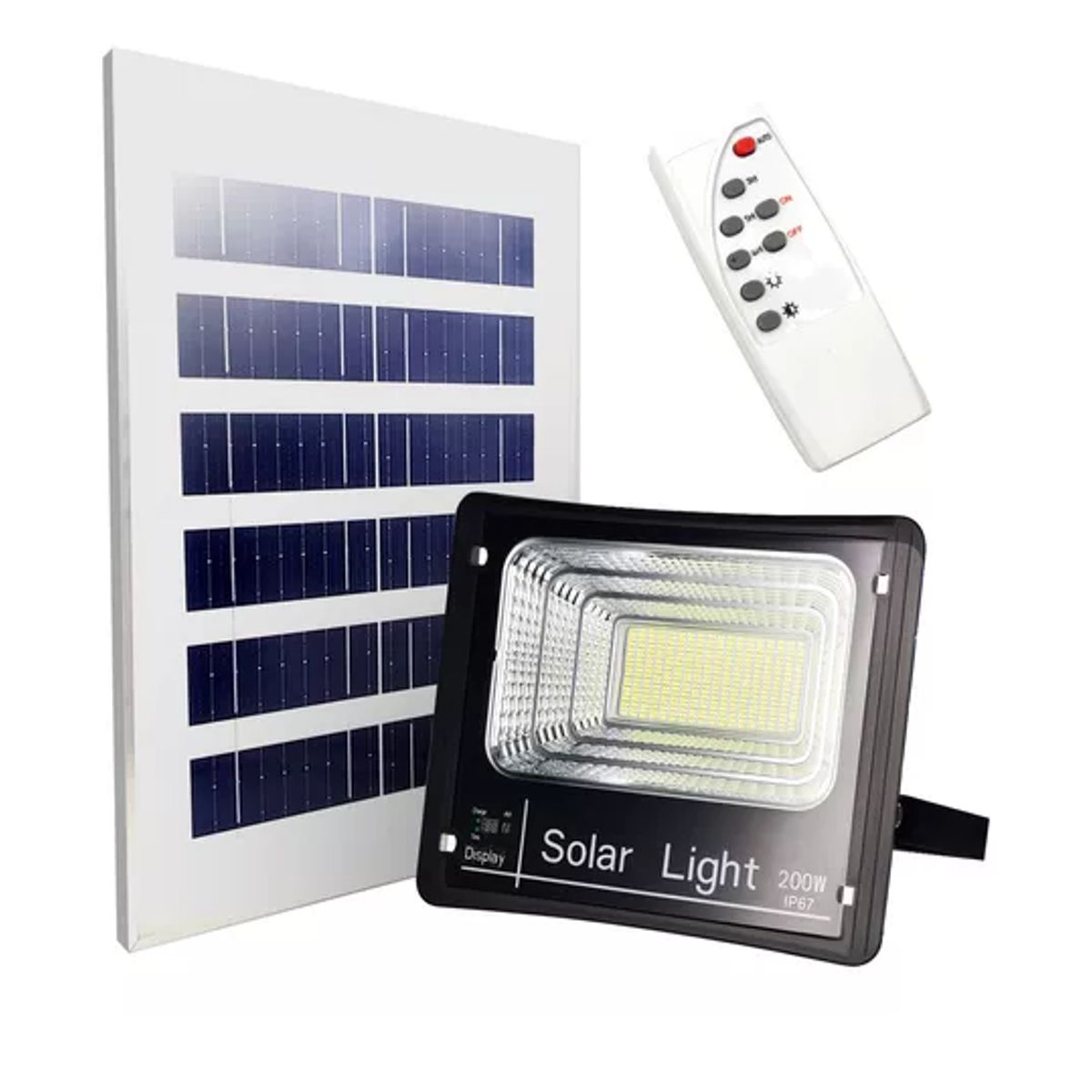 GENERICO - Foco Reflector Solar Interior Y Exterior 200wp8-200