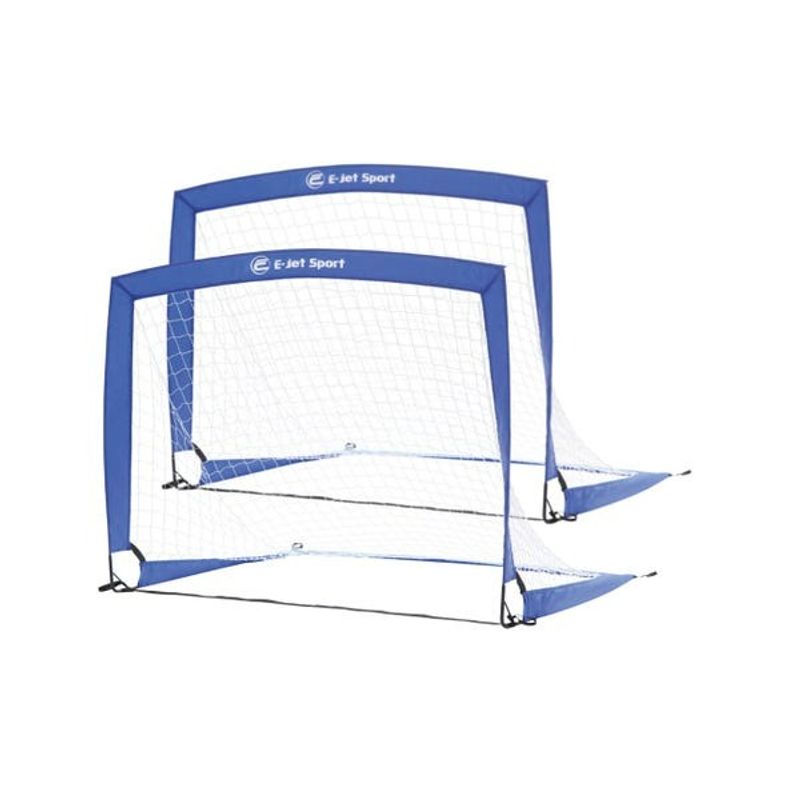 GENERICO - Set Arcos de Fútbol Spoga Pop Up Twin Azul