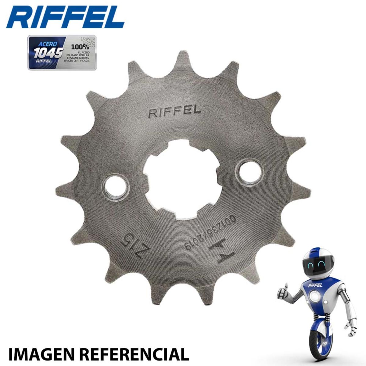 GENERICO - PIÑON DE ATAQUE RIFFEL SUZUKI GN-125 15Z