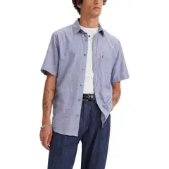 LEVIS - Camisa Hombre SS Sunset 1 Pkt Standrd Azul