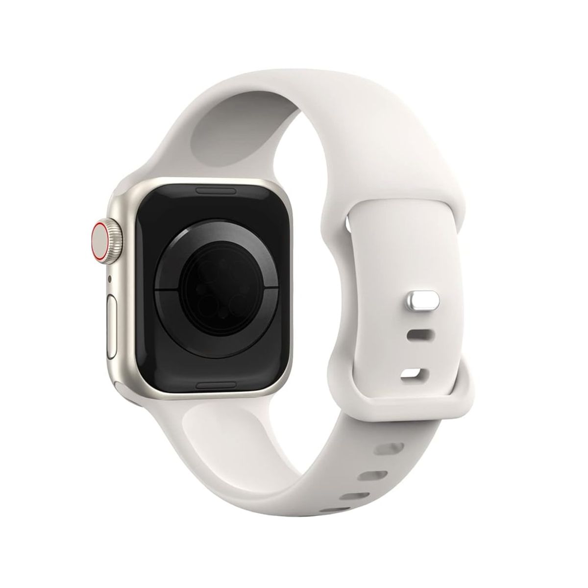 GENERICO - Correa Silicona Para Apple Watch 38 40 41 42mm Blanco