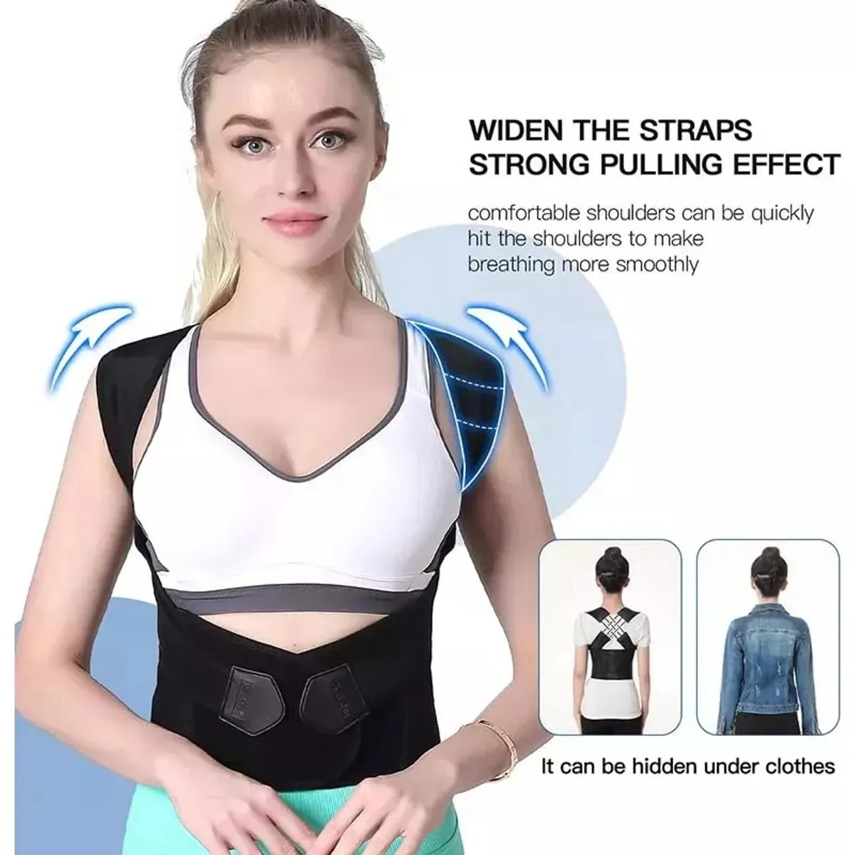 GENERICO - Chaleco Unisex Corrector Postura