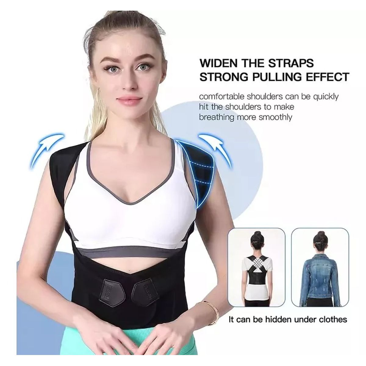 GENERICO - Chaleco Unisex Corrector Postura