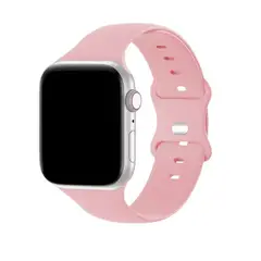 GENERICO - Correa Silicona Para Apple Watch 42 44 45 46 49mm Rosado