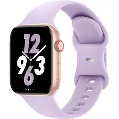 GENERICO - Correa Silicona Para Apple Watch 38 40 41 42mm Lavanda