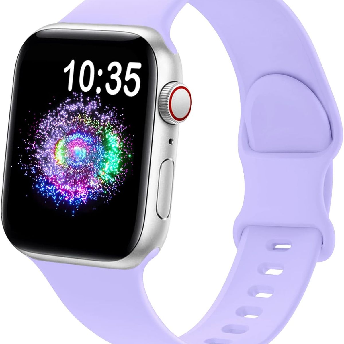 GENERICO - Correa Silicona Para Apple Watch 38 40 41 42mm Lila