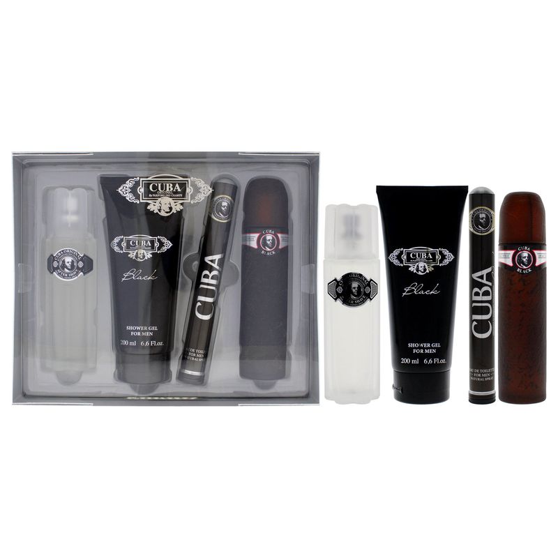 CUBA - Cuba Black Set de 4 Perfumes 100EDT+EDT50 Cuba