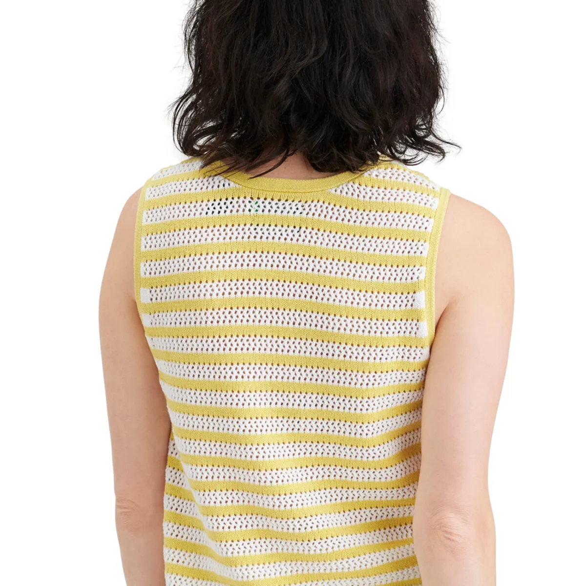 DOCKERS - Sweater Mujer Tank Regular Fit Amarillo Dockers