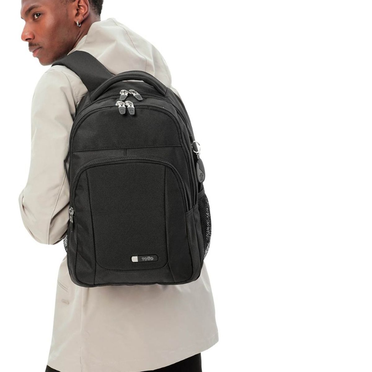 TOTTO - Mochila Urbana Notebook Totto Classic Impermeable Juvenil