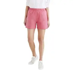 DOCKERS - Short Mujer Weekend Pull On Rojo