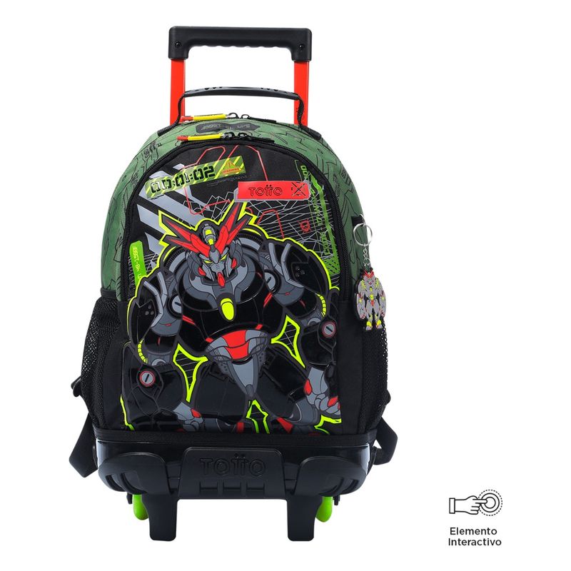 TOTTO - Totto Mochila Escolar Ruedas Impermeable Rpet para Niños