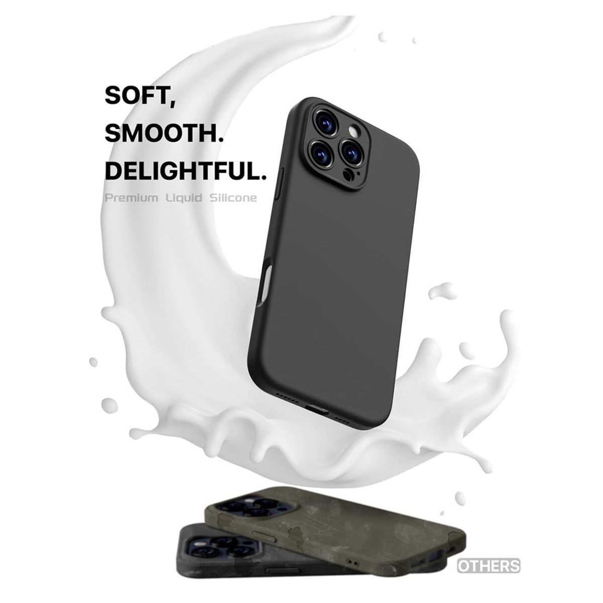 GENERICO - Carcasa para iPhone 16 Pro Silicona Antigolpes Protector de Camara