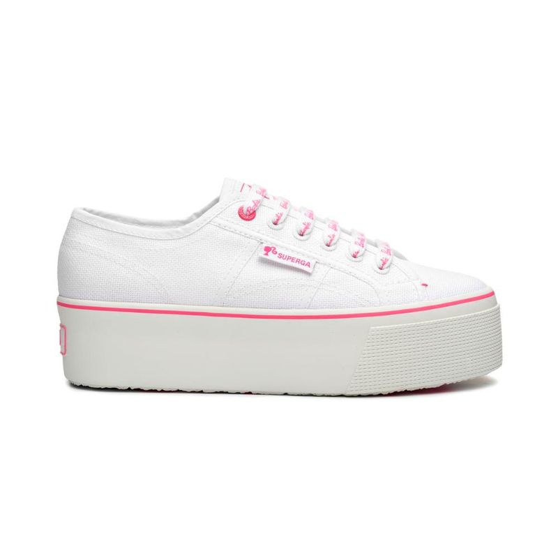 SUPERGA - Barbie x Superga 2790 Zapatilla Classic White Pink - Blanco