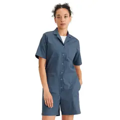DOCKERS - Enterito Mujer Playsuit Relaxed Fit Azul