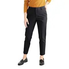 DOCKERS - Pantalón Mujer Refined Slim Fit Negro