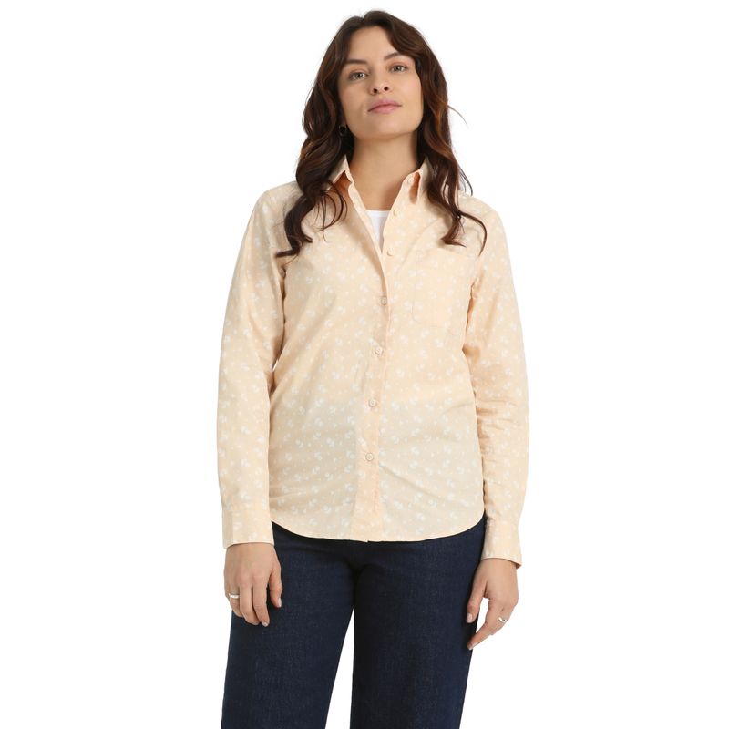 DOCKERS - Blusa Mujer Original Core Woven Regular Fit Naranjo Dockers