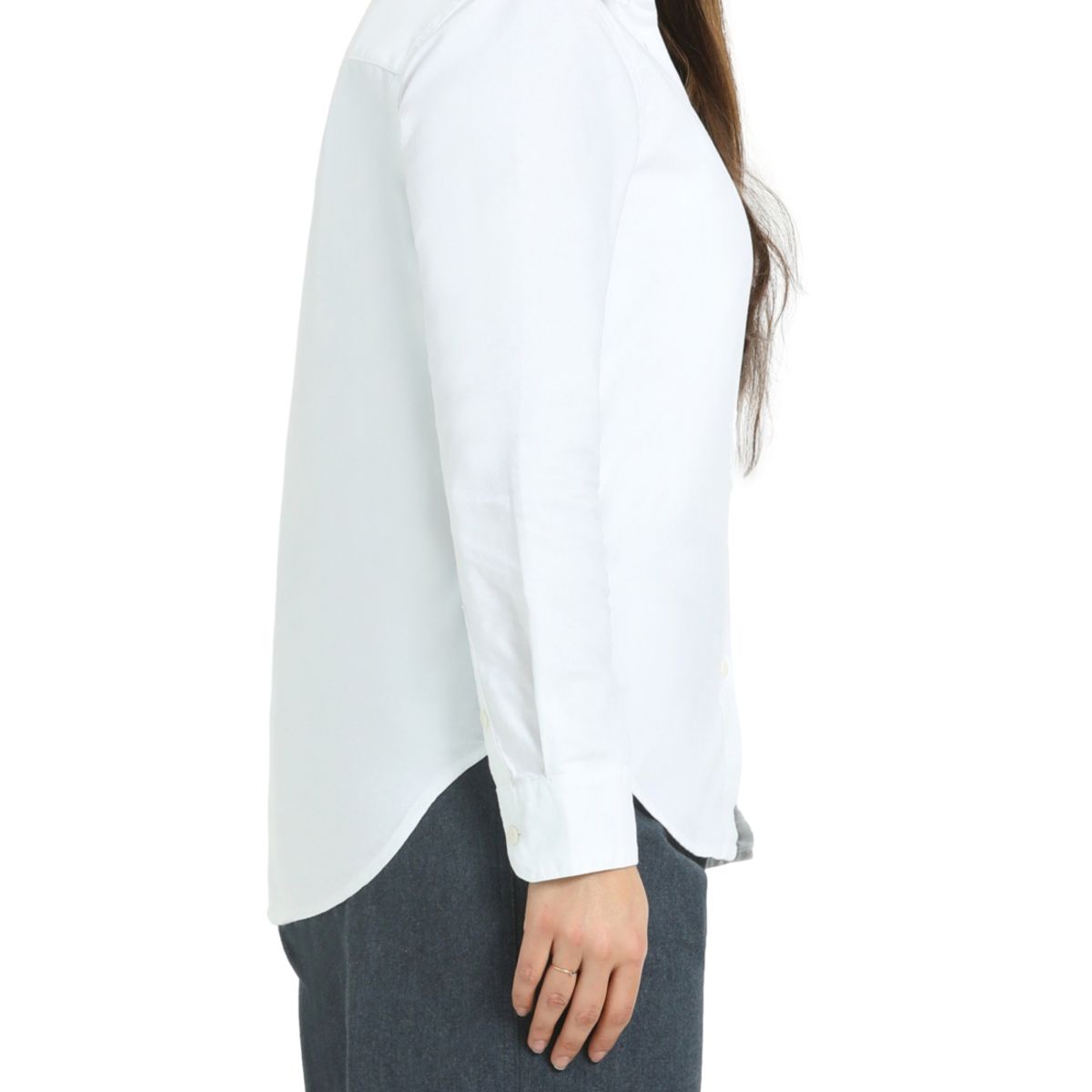 DOCKERS - Blusa Mujer Original Core Woven Regular Fit Blanco Dockers