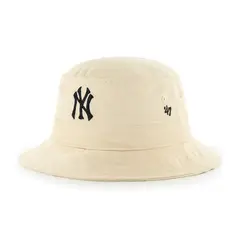 47 - Bucket New York Yankees Natural Black - Beige