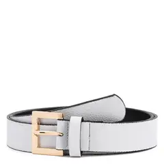GACEL - Cinturón - Mujer - Ancho 3 cms - - Blanco